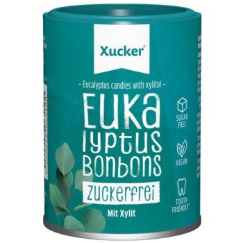 Xylit Bonbons Eukalyptus Dose (ohne Talkum), 100g