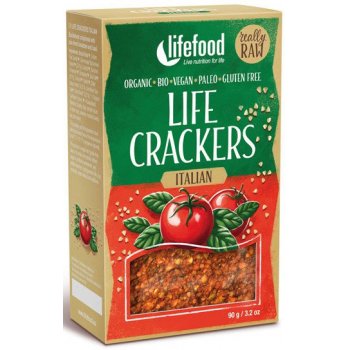 *B-Ware - Verpackungsschaden* Cracker GF Life Crackers Italienisch RAW Bio, 90g