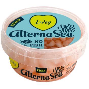 AlternaSea No Fish Shrimps Vegane Alternative zu Garnelen, 90g