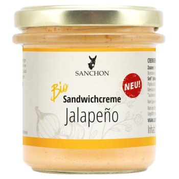 Sandwichcreme Jalapeno Bio, 135g