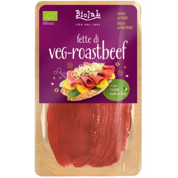 Veg Deli Slices – Roastbeef Organic, 90g