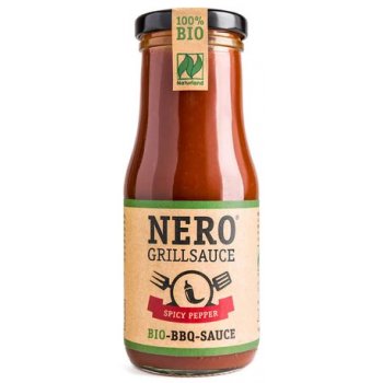 *AKTION: MHD 30.06.23* Nero Grillsauce BBQ Spicy Pepper Bio, 250ml
