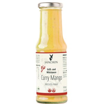 Grillsauce Curry Mango Bio, 210ml