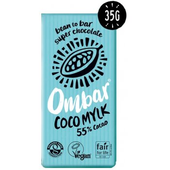 Mini-Tafel Ombar Kokosmilch Roh-Schokolade Bio, 35g