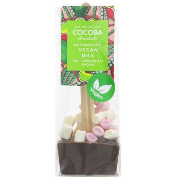 Cocoba Schokolöffel mit Mini Marshmallows, 50g
