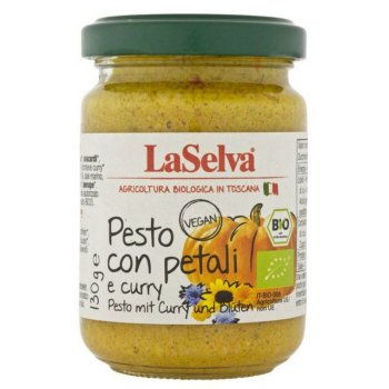 Pesto Kürbis mit Curry & Blüten Bio, 130g