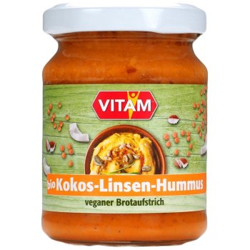 Hummus Kokos Linsen Bio, 115g