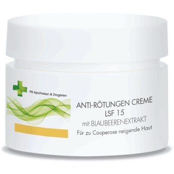 Pill Kosmetik - Anti-Rötungen Creme LSF 15, 50ml