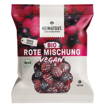 Fruchtgummi Rote Mischung Bio, 100g