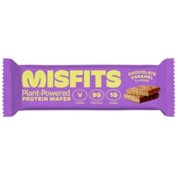 Misfits Schokolade Karamell Protein-Waffelriegel, 37g