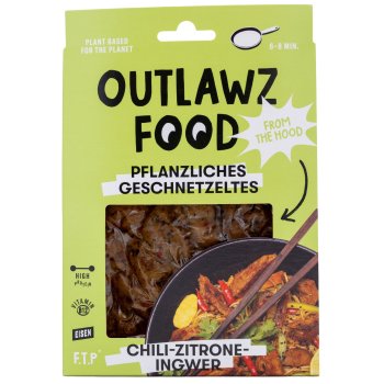Pflanzliches Geschnetzeltes Chili-Zitrone-Ingwer, 185g Pflanzliches Geschnetzeltes Chili-Zitrone-Ingwer, 185g
