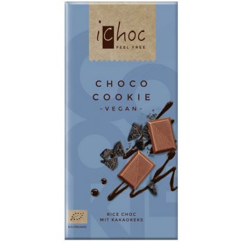 iChoc Choco Cookie - Rice Choc Bio, 80g