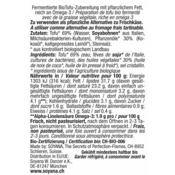 Soyananda Frischecreme Natur fermentiert Bio, 140g