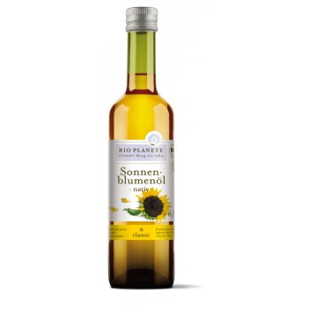 Öl Sonnenblumenöl nativ Bio, 500ml