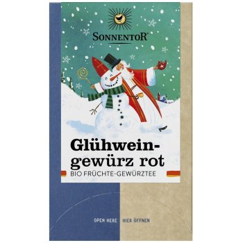 Früchte-Gewürztee Glühweingewürz rot Bio, 18 Beutel Früchte-Gewürztee Glühweingewürz rot Bio, 18 Beutel