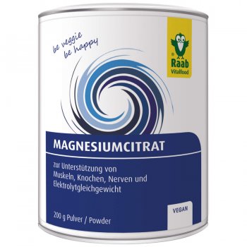 Magnesium Citrat Pulver, 200g
