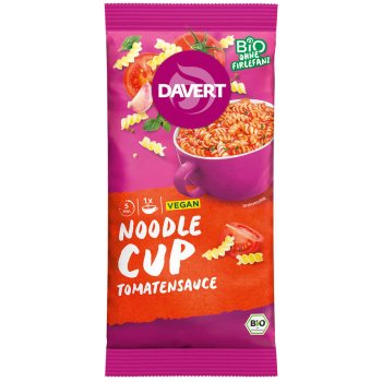 Davert Noodle-Cup Tomatensauce Bio, 67g Davert Noodle-Cup Tomatensauce Bio, 67g