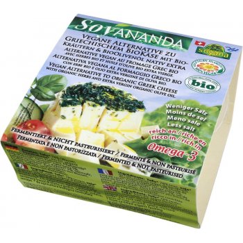 Vegane Alternative zu griechischem Käse mit Kräutern Bio, 200g
