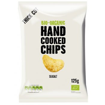 Chips Handcooked Kartoffel gesalzen Bio, 125g