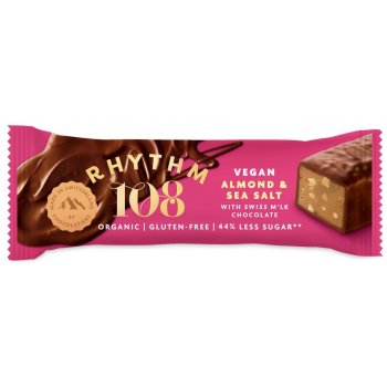 Riegel Rhythm 108 Sweet 'N' Salty Mandeln Schokolade GF Bio, 33g