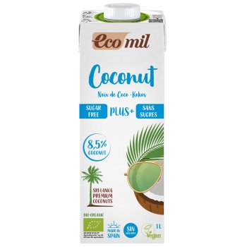 Kokos Drink Plus+ ohne Zucker Bio, 1l