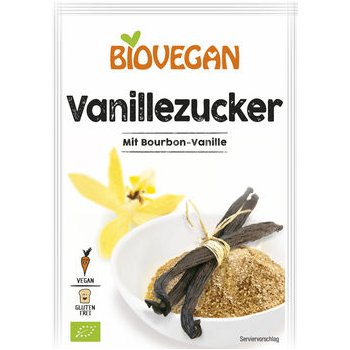 Vanillezucker Bio, 4x8g
