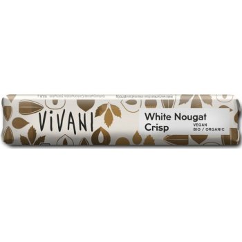 Riegel Vivani White Nougat Crisp Bio, 35g