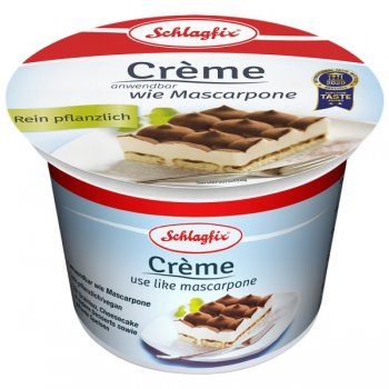 Schlagfix Crème Vegane Alternative zu Mascarpone, 250ml