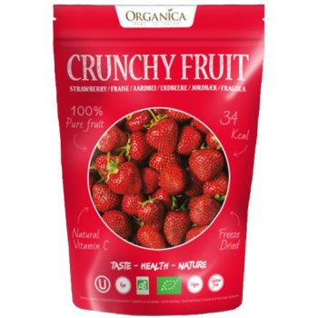 Crunchy Fruit Erdbeeren gefriergetrocknet RAW Bio, 12g