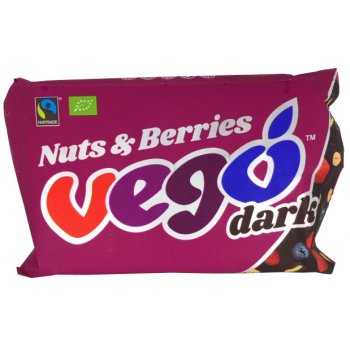 Riegel Vego Dark Nuts & Berries Bio, 85g