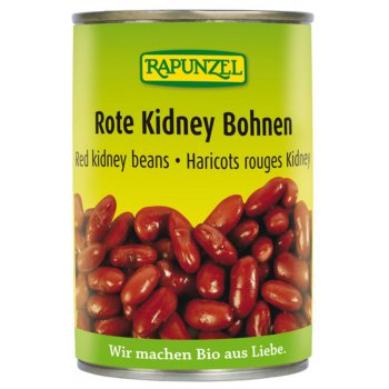 Bohnen Red Kidney Beans Dose Bio, 400g