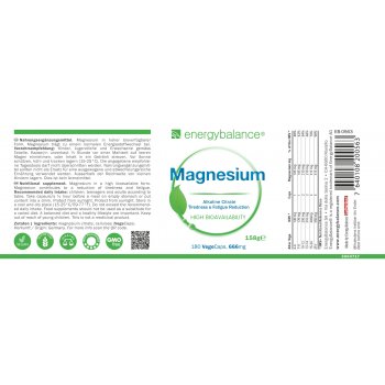 Magnesium Citrat 105mg, 180 VegeCaps
