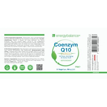 Q10 HighAbsorption Coenzym + BioPerine® 50mg, 90 VegeCaps