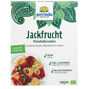 Jackfrucht Fruchtfleisch Schnetzel ungewürzt Bio, 200g