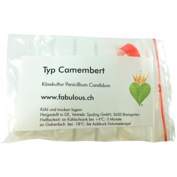 Käsekulturen Penicillium Candidum, Typ CAMEMBERT Vegan Käsekulturen Penicillium Candidum, Typ CAMEMBERT Vegan