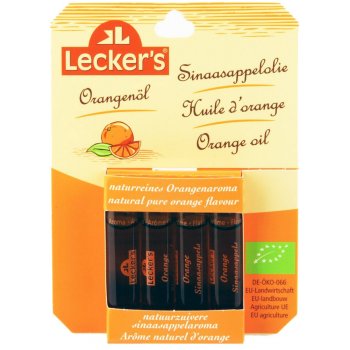 Lecker's Orangenöl Bio, 4x2ml