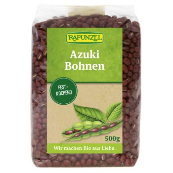 Bohnen Azuki Bohnen Rohkostqualität Bio, 500g