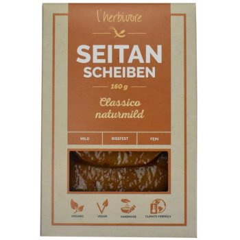 Seitan-Scheiben CLASSICO Mild Seitan-Lupinen-Bratscheibe Bio, 160g