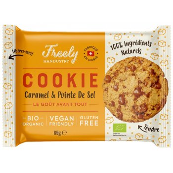 Freely Cookie Karamell-Salz Glutenfreie Kekse Vegan Bio, 65g