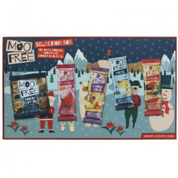 Moo Free Schokoladen Selection Box  Vegan & Glutenfrei, 105g