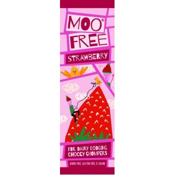 Moo Free Riegel Erdbeer Vegan Glutenfrei, 20g