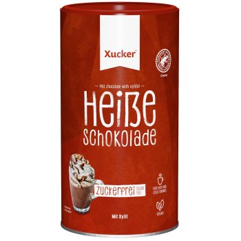 Heisse Schokolade (zuckerfreie Trinkschokolade mit Xylit), 800g