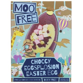 Osterei Schokolade Choccy Vegan Eggsplosion Glutenfrei, 80g