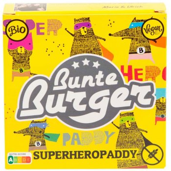 Burger Paddy Superhero Sans Gluten Bio, 2x90g