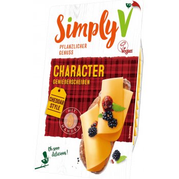 Simply V Tranches gourmandes Character Cheddar Style, 150g