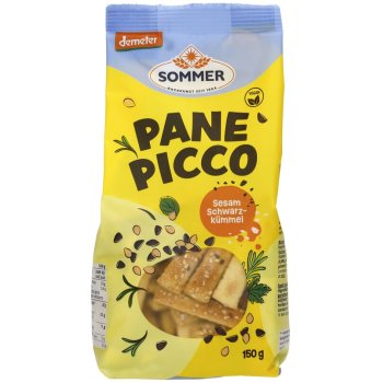 Pane Picco mit Sesam Schwarzkümmel Demeter, 150g Pane Picco mit Sesam Schwarzkümmel Demeter, 150g