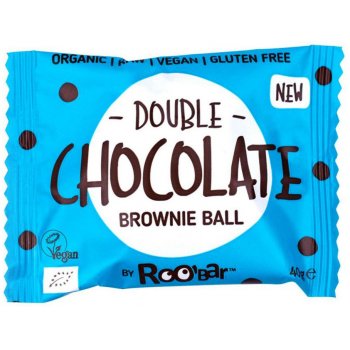 Brownie Ball Double Chocolate RAW Bio, 40g