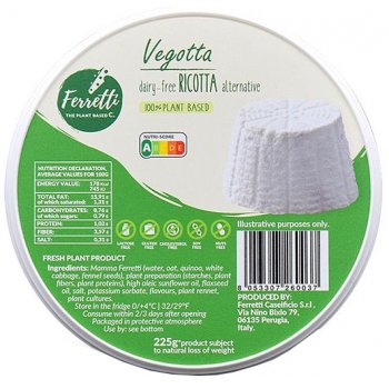 Vegotta - Vegane Alternative zu Ricotta, 225g