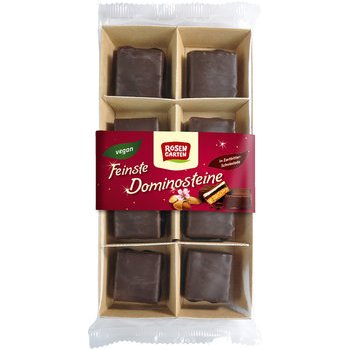 Dominosteine in Zartbitterschokolade Bio, 140g Dominosteine in Zartbitterschokolade Bio, 140g