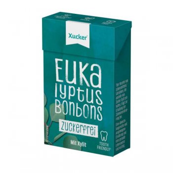 Bonbons Xylit Eukalyptus Zuckerfrei, 50g